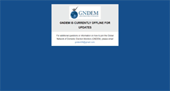 Desktop Screenshot of gndem.org
