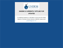 Tablet Screenshot of gndem.org